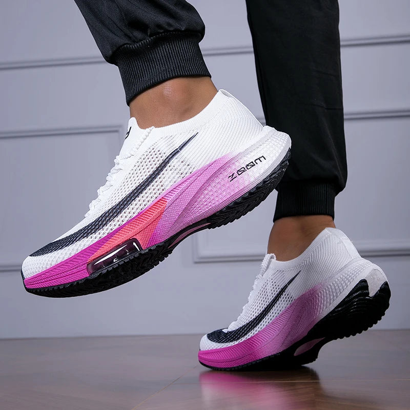 Autumn Unisex Run Shoes Breathable Mesh Ultra Light Cushioning Sneakers Couples Slow Jogging Anti Slip Men Women Tennis Shoes