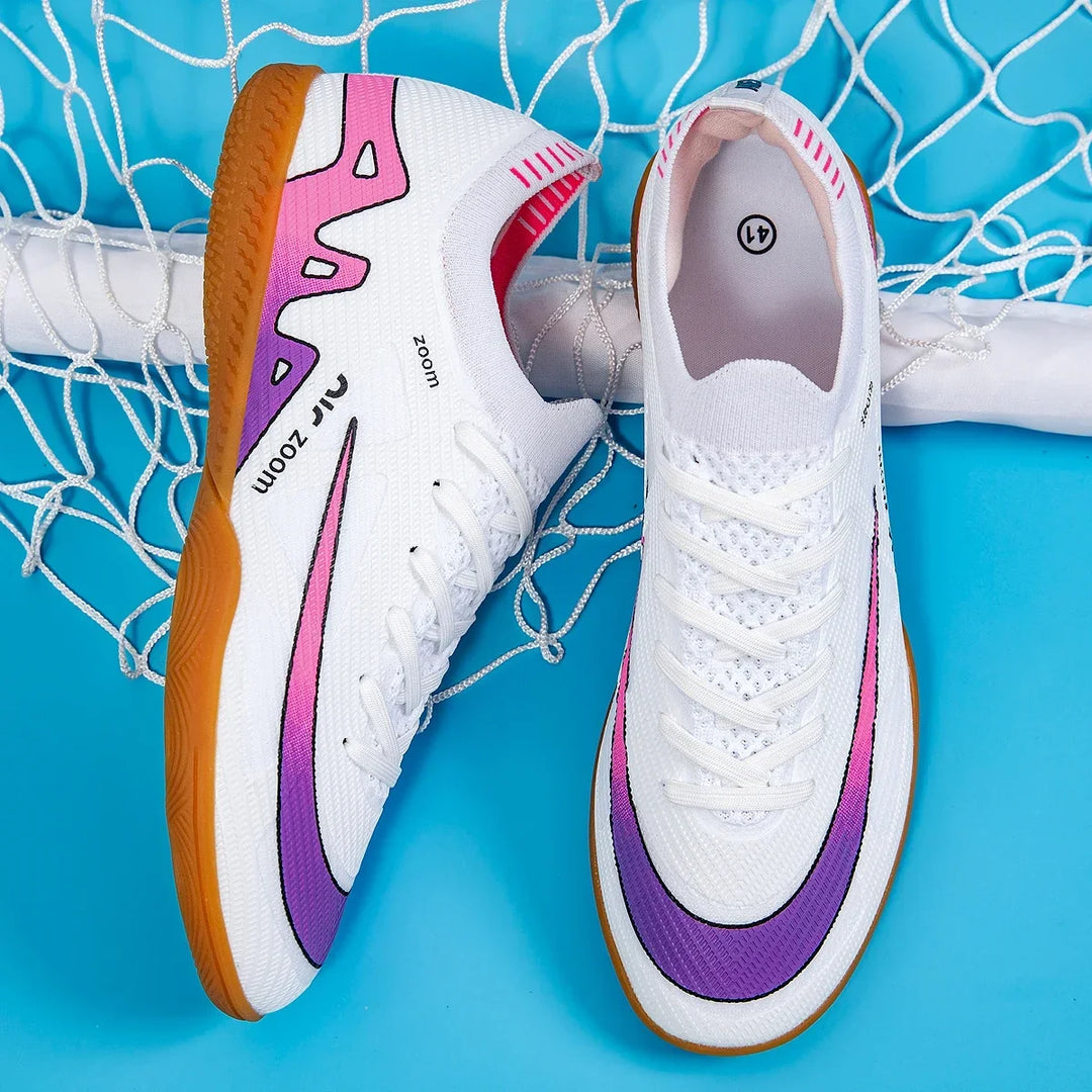 New Men Non-Slip Football Boots FG/TF Soccer Shoes Ultralight High-quality TF Sneakers Cleats Hot-selling Futsal Indoor Match