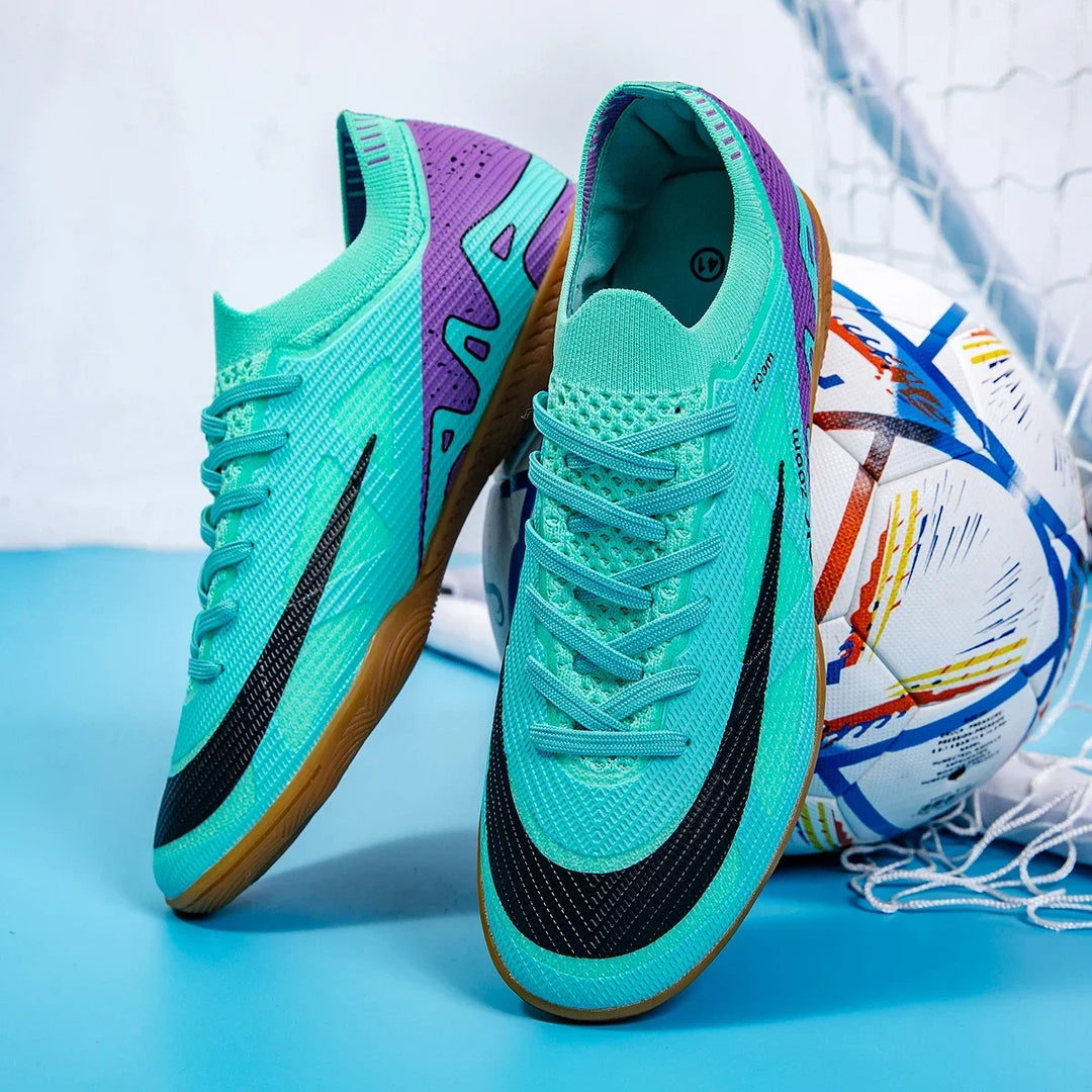 New Men Non-Slip Football Boots FG/TF Soccer Shoes Ultralight High-quality TF Sneakers Cleats Hot-selling Futsal Indoor Match