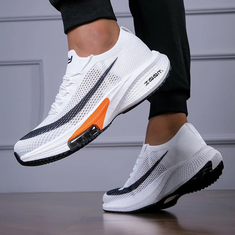 Autumn Unisex Run Shoes Breathable Mesh Ultra Light Cushioning Sneakers Couples Slow Jogging Anti Slip Men Women Tennis Shoes