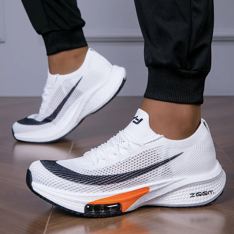 Autumn Unisex Run Shoes Breathable Mesh Ultra Light Cushioning Sneakers Couples Slow Jogging Anti Slip Men Women Tennis Shoes