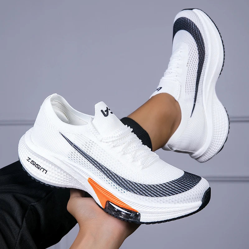 Autumn Unisex Run Shoes Breathable Mesh Ultra Light Cushioning Sneakers Couples Slow Jogging Anti Slip Men Women Tennis Shoes
