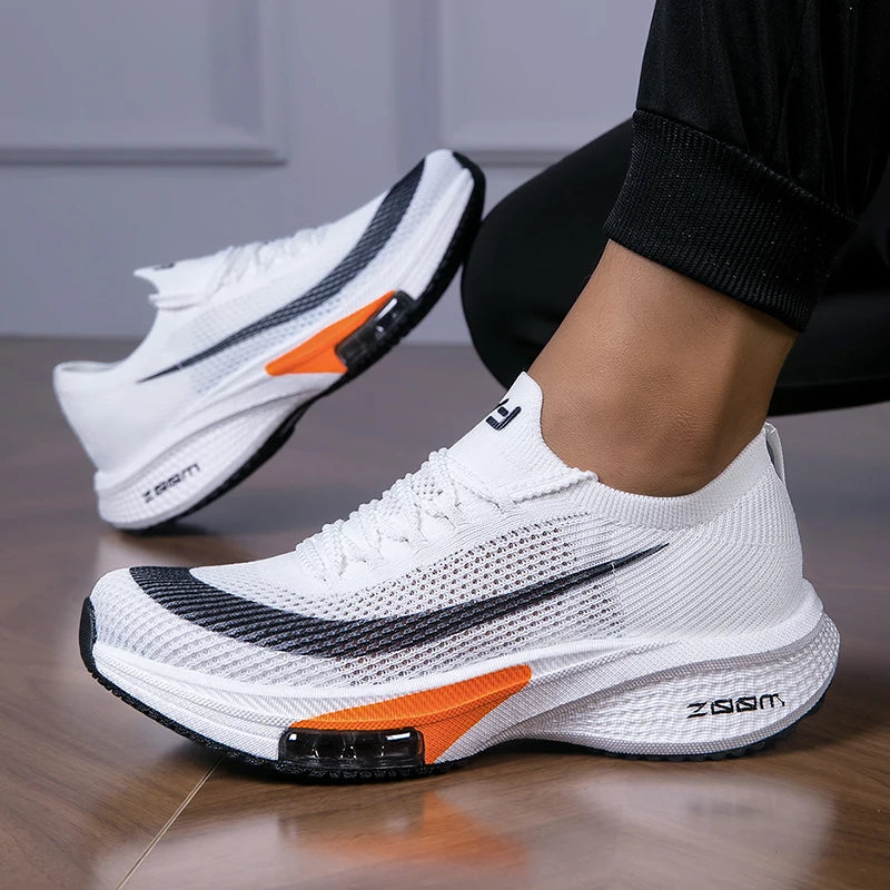 Autumn Unisex Run Shoes Breathable Mesh Ultra Light Cushioning Sneakers Couples Slow Jogging Anti Slip Men Women Tennis Shoes