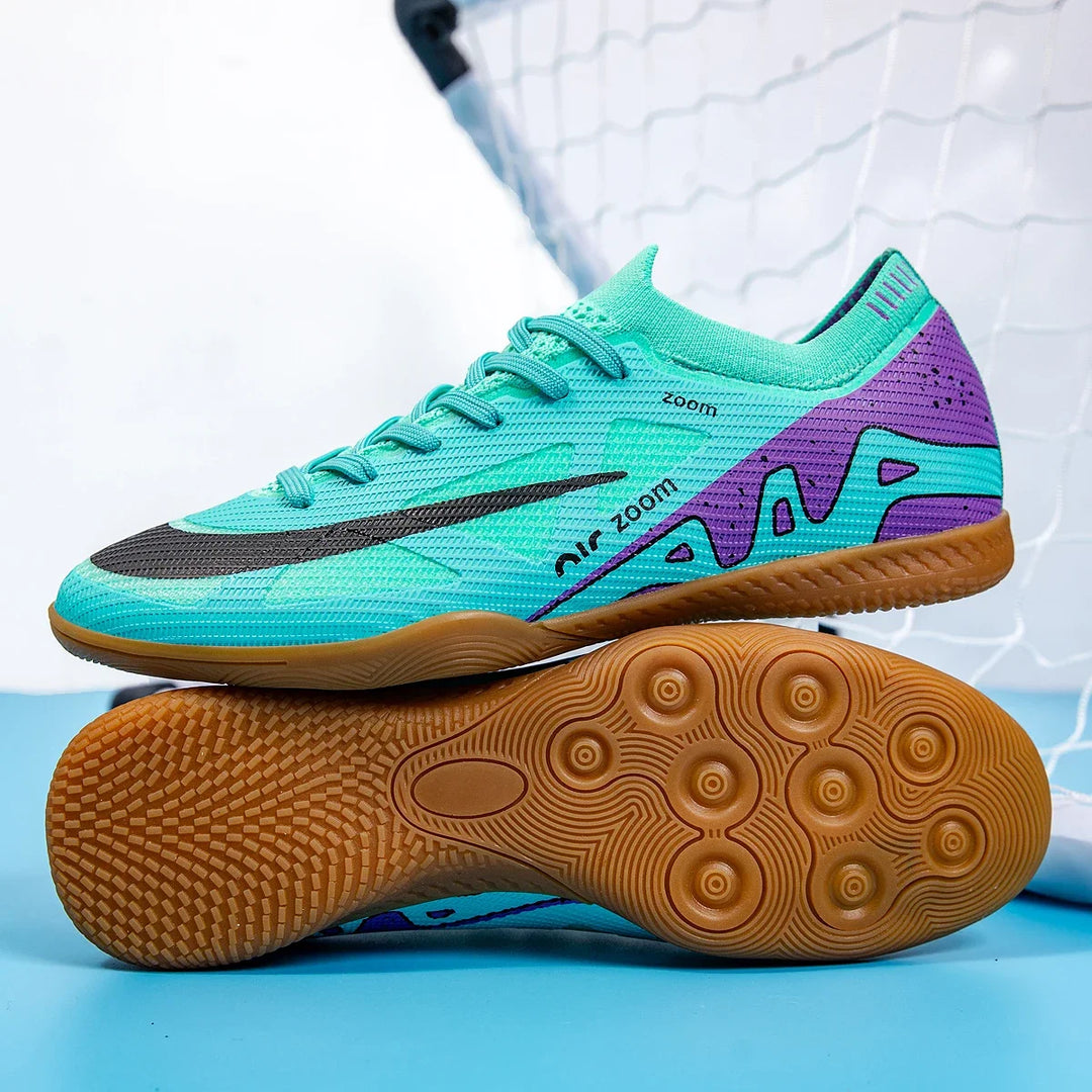 New Men Non-Slip Football Boots FG/TF Soccer Shoes Ultralight High-quality TF Sneakers Cleats Hot-selling Futsal Indoor Match