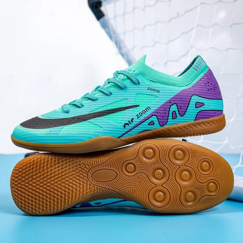 New Men Non-Slip Football Boots FG/TF Soccer Shoes Ultralight High-quality TF Sneakers Cleats Hot-selling Futsal Indoor Match