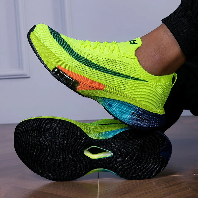 Autumn Unisex Run Shoes Breathable Mesh Ultra Light Cushioning Sneakers Couples Slow Jogging Anti Slip Men Women Tennis Shoes