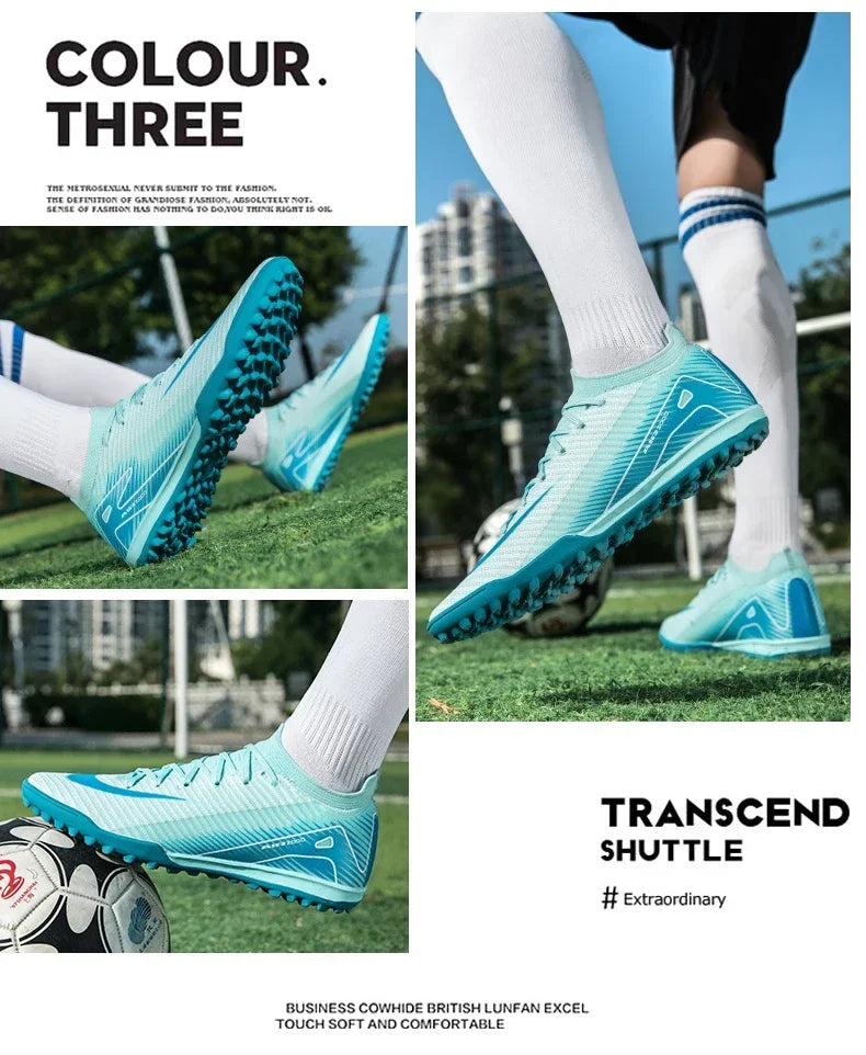 Men Professional Training Football Boots Ultralight Soccer Shoes Unisex Wholesale Women Breathable Drop Shipping Indoor Futsal