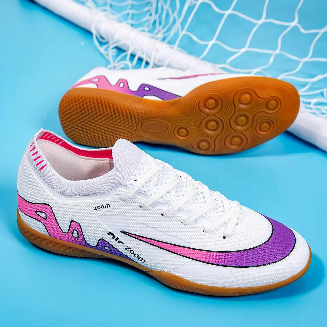 New Men Non-Slip Football Boots FG/TF Soccer Shoes Ultralight High-quality TF Sneakers Cleats Hot-selling Futsal Indoor Match