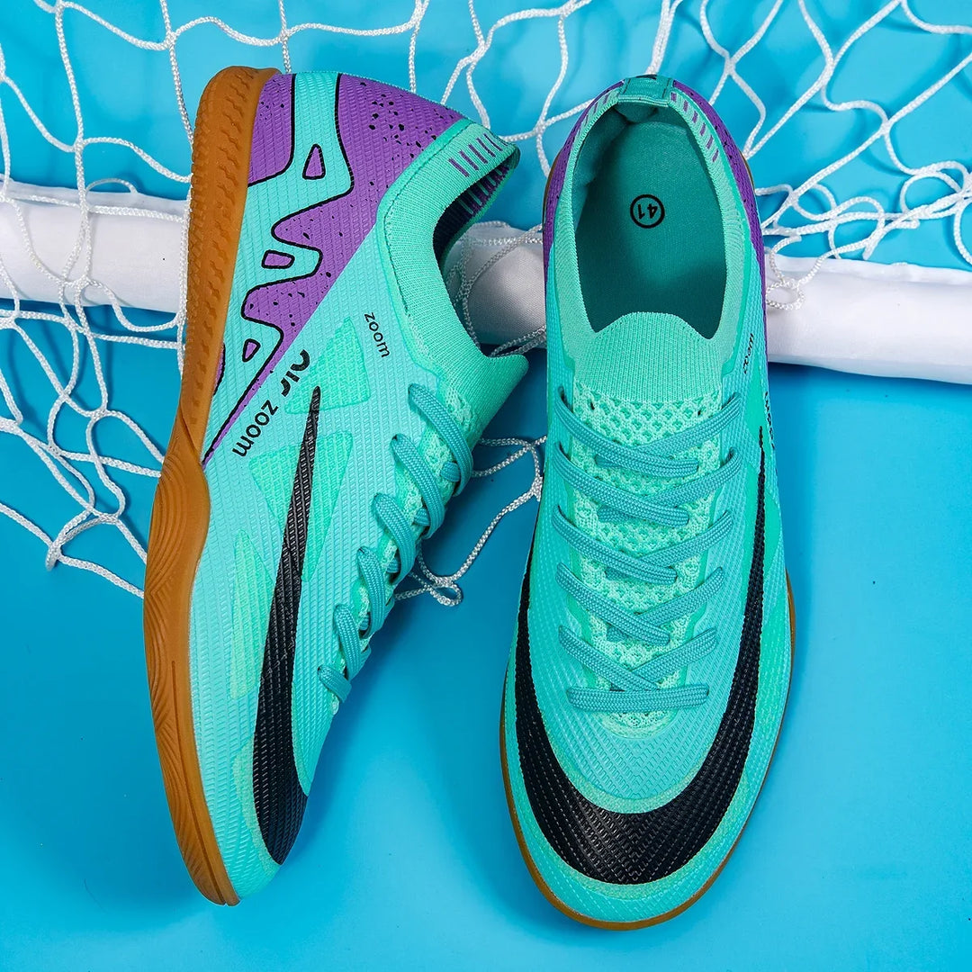 New Men Non-Slip Football Boots FG/TF Soccer Shoes Ultralight High-quality TF Sneakers Cleats Hot-selling Futsal Indoor Match