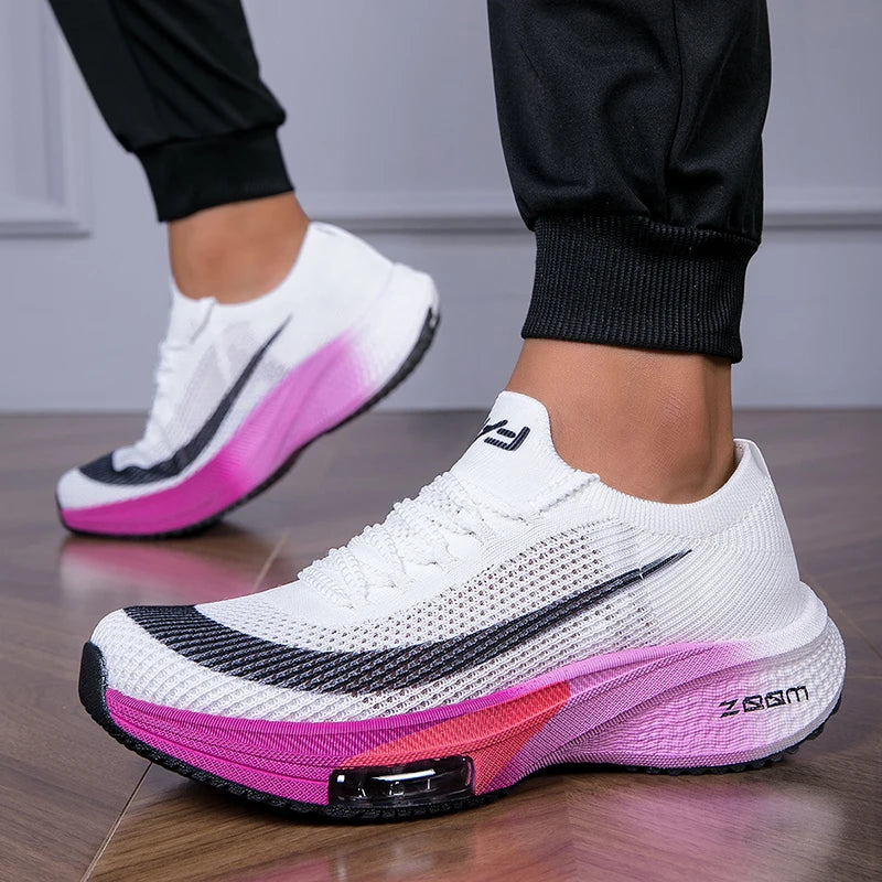 Autumn Unisex Run Shoes Breathable Mesh Ultra Light Cushioning Sneakers Couples Slow Jogging Anti Slip Men Women Tennis Shoes