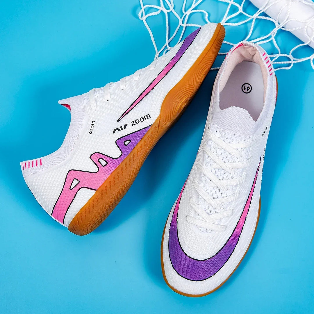 New Men Non-Slip Football Boots FG/TF Soccer Shoes Ultralight High-quality TF Sneakers Cleats Hot-selling Futsal Indoor Match