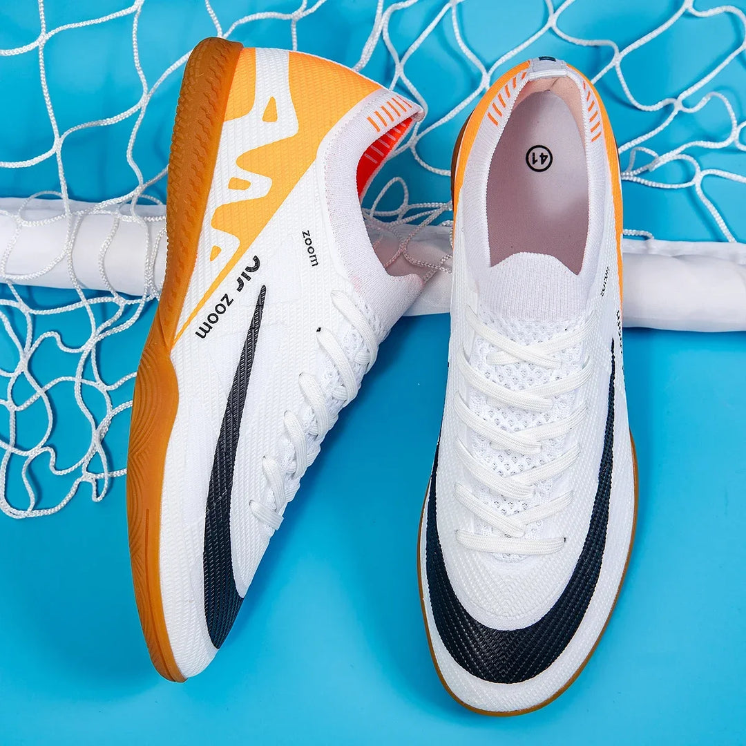 New Men Non-Slip Football Boots FG/TF Soccer Shoes Ultralight High-quality TF Sneakers Cleats Hot-selling Futsal Indoor Match