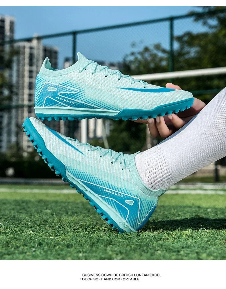 Men Professional Training Football Boots Ultralight Soccer Shoes Unisex Wholesale Women Breathable Drop Shipping Indoor Futsal