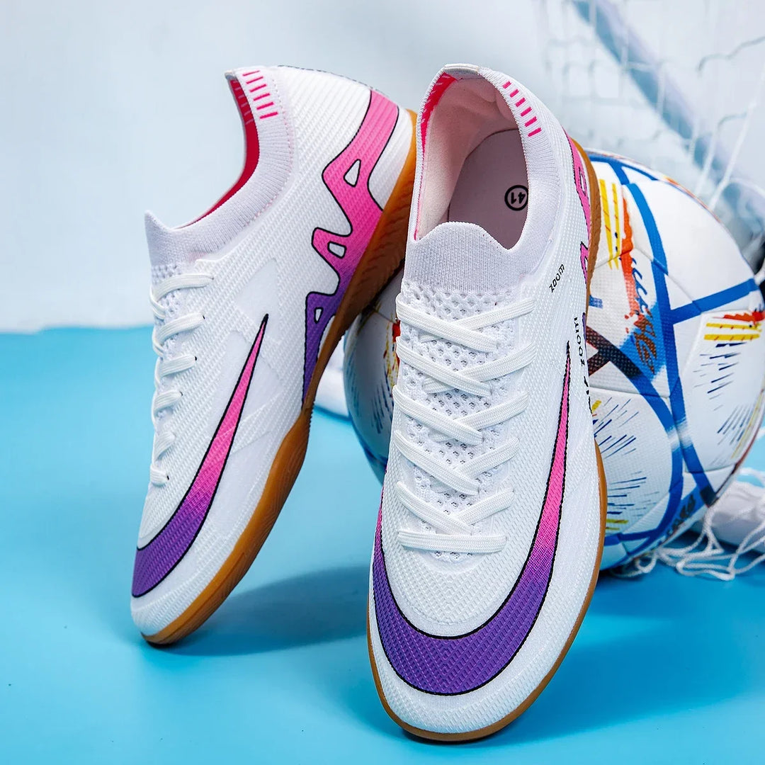 New Men Non-Slip Football Boots FG/TF Soccer Shoes Ultralight High-quality TF Sneakers Cleats Hot-selling Futsal Indoor Match