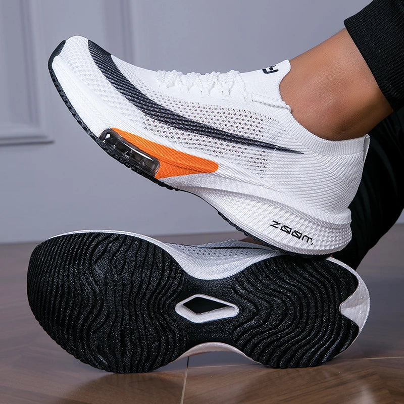 Autumn Unisex Run Shoes Breathable Mesh Ultra Light Cushioning Sneakers Couples Slow Jogging Anti Slip Men Women Tennis Shoes